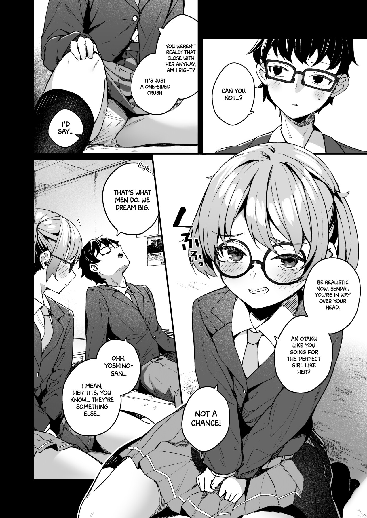 Hentai Manga Comic-Love advice is almost always about sex, right!? ~A story about crossing the line and having sex with a bad friend and junior~-Read-3